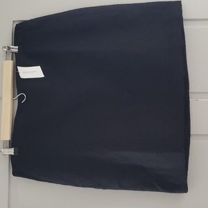 Banana Republic navy damask skirt size 12